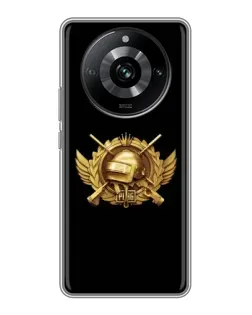 Чохол для Realme 11 з картинкою «PUBG — помаранчевий градієнт» Чохол для Realme 11 з картинкою «PUBG — помаранчевий градієнт»