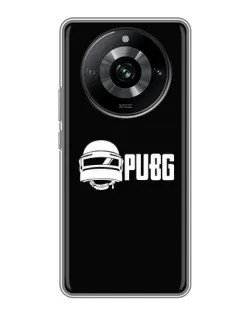Чохол для Realme 11 з картинкою «PUBG — класичний лого»