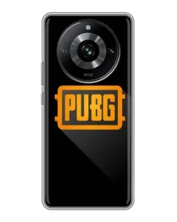 Чохол для Realme 11 з картинкою «PUBG — рамка лого»