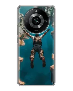 Чохол для Realme 11 з картинкою «PUBG — вільне падіння»