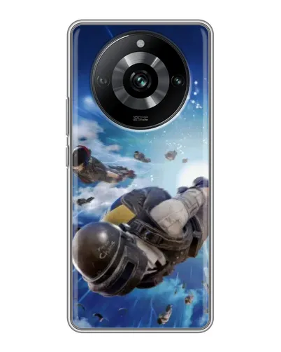 Чохол для Realme 11 з картинкою «Десант PUBG — стрибок» Чохол для Realme 11 з картинкою «Десант PUBG — стрибок»