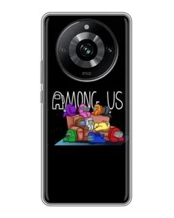 Чохол для Realme 11 з картинкою «Логотип Among Us» Чохол для Realme 11 з картинкою «Логотип Among Us»