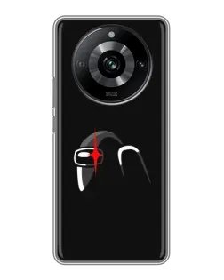 Чохол для Realme 11 з картинкою «Among Us шолом» Чохол для Realme 11 з картинкою «Among Us шолом»