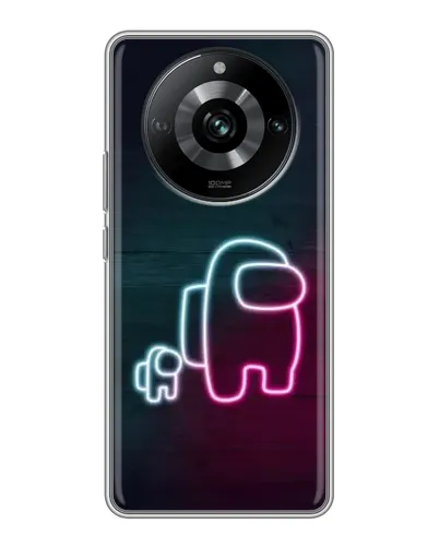 Чохол для Realme 11 з картинкою «Among Us неон-арт» Чохол для Realme 11 з картинкою «Among Us неон-арт»