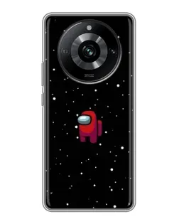 Чохол для Realme 11 з картинкою «Червоний Among Us»