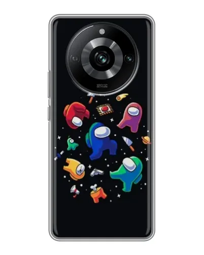 Чохол для Realme 11 з картинкою «Among Us космос» Чохол для Realme 11 з картинкою «Among Us космос»