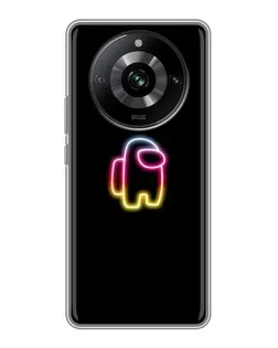 Чохол для Realme 11 з картинкою «Among Us градієнт»