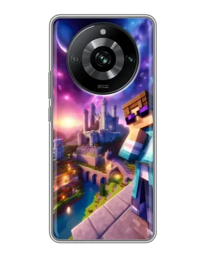 Чохол для Realme 11 з картинкою «Стів та космос» Чохол для Realme 11 з картинкою «Стів та космос»