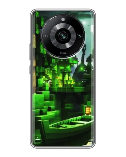 Чохол для Realme 11 з картинкою «Minecraft лісовий пейзаж» Чохол для Realme 11 з картинкою «Minecraft лісовий пейзаж»