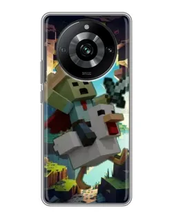 Чохол для Realme 11 з картинкою «Стів та гусь» Чохол для Realme 11 з картинкою «Стів та гусь»
