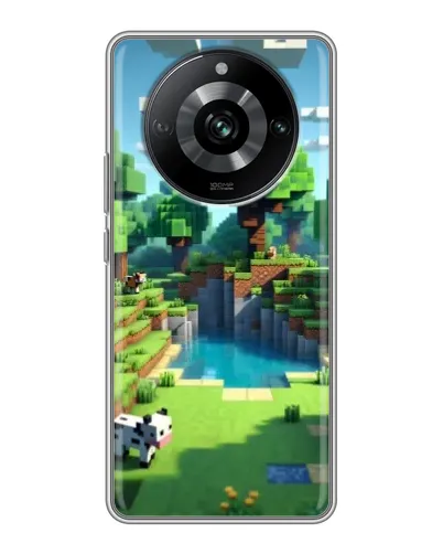 Чохол для Realme 11 з картинкою «Minecraft літній день» Чохол для Realme 11 з картинкою «Minecraft літній день»