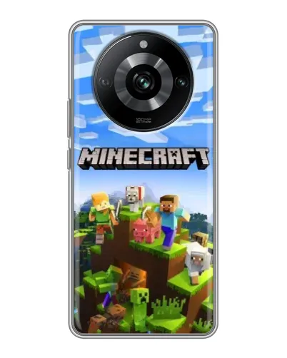 Чохол для Realme 11 з картинкою «Minecraft класичний світ» Чохол для Realme 11 з картинкою «Minecraft класичний світ»