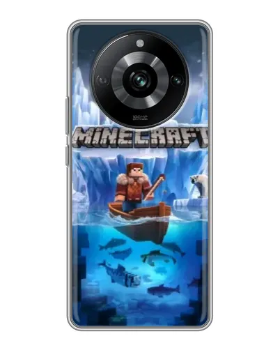 Чохол для Realme 11 з картинкою «Minecraft льодянийсвіт» Чохол для Realme 11 з картинкою «Minecraft льодянийсвіт»