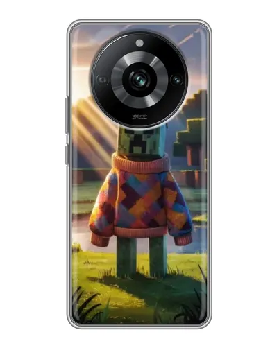 Чохол для Realme 11 з картинкою «Кріпер у светрі» Чохол для Realme 11 з картинкою «Кріпер у светрі»