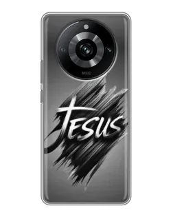 Чохол для Realme 11 з картинкою «Напис Jesus Graffiti»