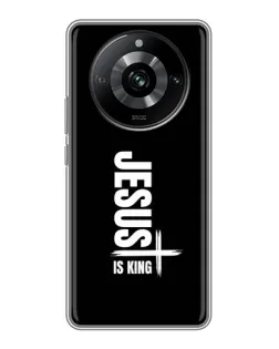 Чохол для Realme 11 з картинкою «Вертикаль віри Jesus»