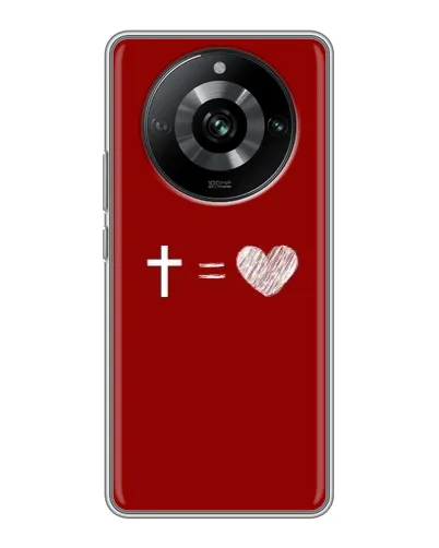 Чехол для Realme 11 с картинкой «Уравнение любви» Чехол для Realme 11 с картинкой «Уравнение любви»