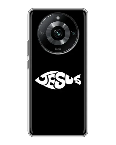 Чехол для Realme 11 с картинкой «Рыба Jesus» Чехол для Realme 11 с картинкой «Рыба Jesus»