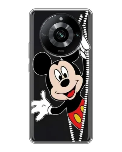 Чехол для Realme 11 с картинкой «Микки раздвигает стены»