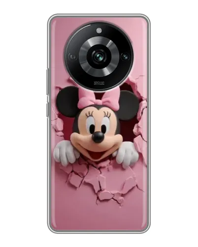 Чехол для Realme 11 с картинкой «Минни сквозь стену»