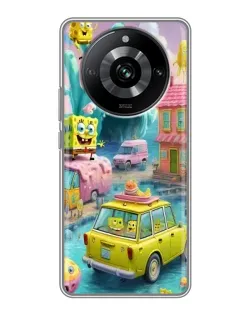 Чехол для Realme 11 с картинкой «Монстр-трак приключения»