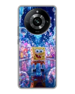 Чехол для Realme 11 с картинкой «Неоновый океан»