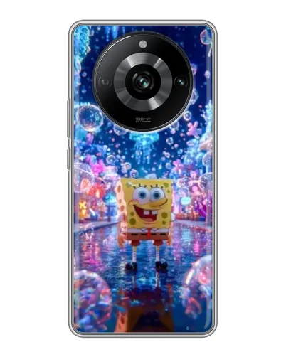 Чехол для Realme 11 с картинкой «Неоновый океан»