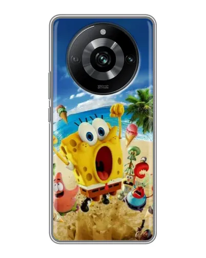 Чехол для Realme 11 с картинкой «Развлечения на пляже»