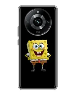 Чехол для Realme 11 с картинкой «Классический Губка Боб»