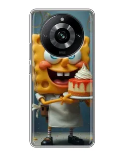 Чехол для Realme 11 с картинкой «Повар Спанч Боб»