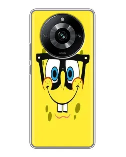 Чехол для Realme 11 с картинкой «Минималистичный Спанч Боб» Чехол для Realme 11 с картинкой «Минималистичный Спанч Боб»