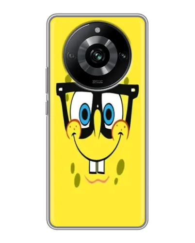 Чехол для Realme 11 с картинкой «Минималистичный Спанч Боб» Чехол для Realme 11 с картинкой «Минималистичный Спанч Боб»