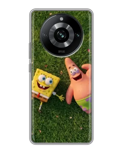 Чехол для Realme 11 с картинкой «Друзья на лужайке» Чехол для Realme 11 с картинкой «Друзья на лужайке»