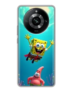 Чехол для Realme 11 с картинкой «Спанч Боб под водой» Чехол для Realme 11 с картинкой «Спанч Боб под водой»