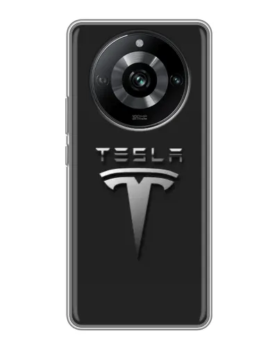 Чохол для Realme 11 з картинкою «Сталевий логотип Tesla» Чохол для Realme 11 з картинкою «Сталевий логотип Tesla»