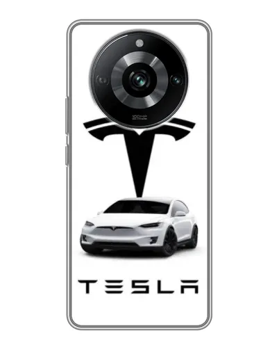 Чохол для Realme 11 з картинкою «Tesla White Style» Чохол для Realme 11 з картинкою «Tesla White Style»