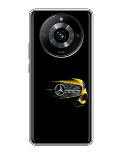 Чехол для Realme 11 с картинкой «Mercedes — ретро стиль» Чехол для Realme 11 с картинкой «Mercedes — ретро стиль»