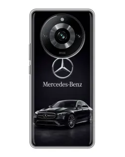 Чехол для Realme 11 с картинкой «Mercedes — решетка радиатора» Чехол для Realme 11 с картинкой «Mercedes — решетка радиатора»