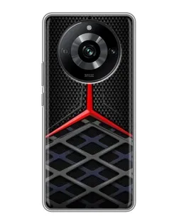 Чехол для Realme 11 с картинкой «Mercedes Carbon Grid» Чехол для Realme 11 с картинкой «Mercedes Carbon Grid»