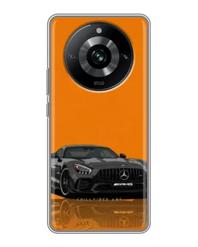 Чехол для Realme 11 с картинкой «Оранжевый Mercedes AMG» Чехол для Realme 11 с картинкой «Оранжевый Mercedes AMG»