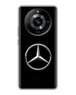 Чехол для Realme 11 с картинкой «Mercedes классический лого» Чехол для Realme 11 с картинкой «Mercedes классический лого»