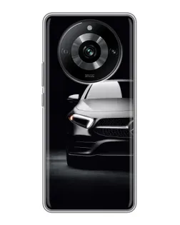 Чехол для Realme 11 с картинкой «Свет фар Mercedes» Чехол для Realme 11 с картинкой «Свет фар Mercedes»