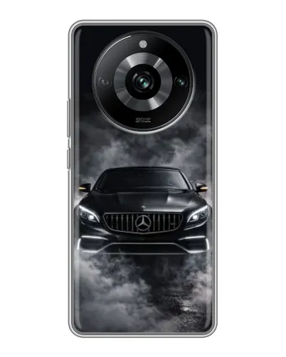 Чехол для Realme 11 с картинкой «Mercedes в дыму» Чехол для Realme 11 с картинкой «Mercedes в дыму»