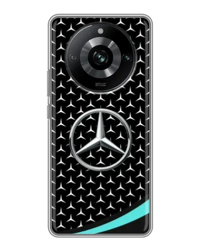 Чехол для Realme 11 с картинкой «Mercedes — бирюзовый акцент» Чехол для Realme 11 с картинкой «Mercedes — бирюзовый акцент»
