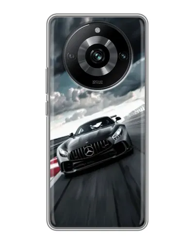 Чехол для Realme 11 с картинкой «Гоночный Mercedes AMG» Чехол для Realme 11 с картинкой «Гоночный Mercedes AMG»
