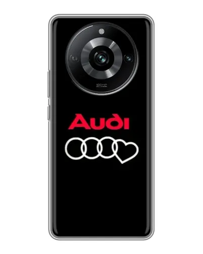 Чехол для Realme 11 с картинкой «Логотип Audi Heart»