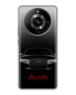 Чохол для Realme 11 з картинкою «Audi — градієнтний контур» Чохол для Realme 11 з картинкою «Audi — градієнтний контур»