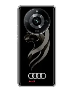 Чохол для Realme 11 з картинкою «Графіка — пантера та Audi» Чохол для Realme 11 з картинкою «Графіка — пантера та Audi»