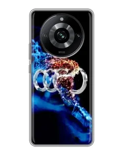 Чохол для Realme 11 з картинкою «Енергія лого Audi» Чохол для Realme 11 з картинкою «Енергія лого Audi»