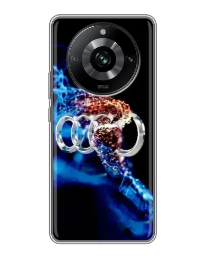 Чехол для Realme 11 с картинкой «Энергия лого Audi»